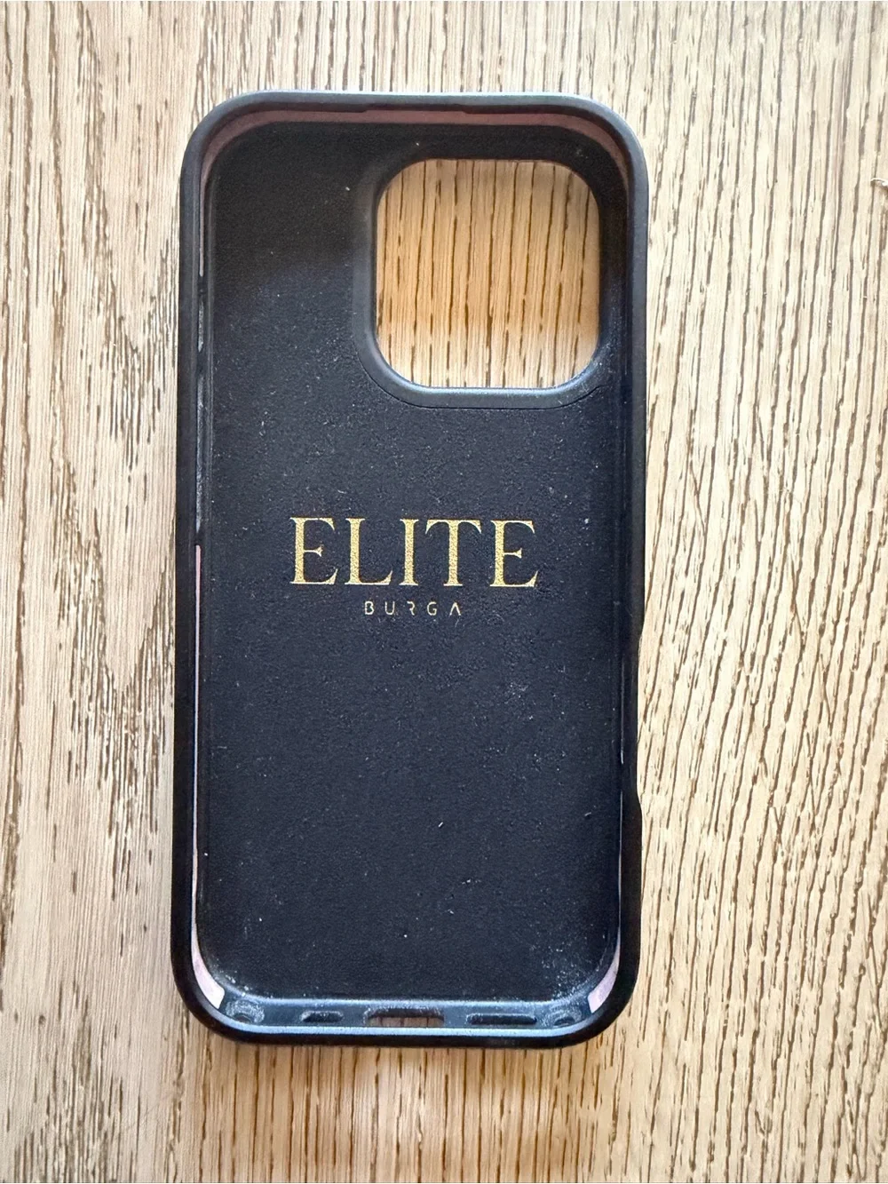 BURGA Morning Commute - Designer iPhone 16 Pro Case Elite Dark (MagSafe) / Gold